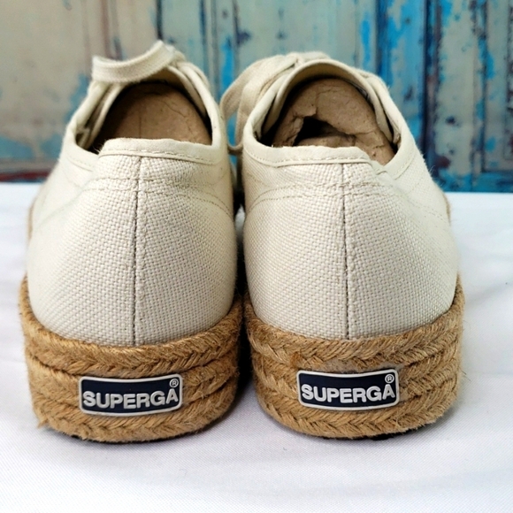 Superga Cotropes Woven Platform Shoe Sneaker‎ - Picture 5 of 9